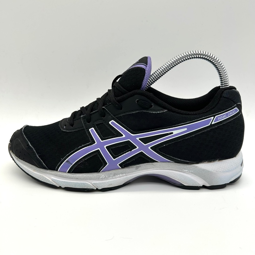 Asics Ayami Jinsei Womens 7 Black Purple Gel Running Shoes T1J8N Sneakers